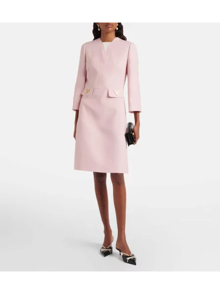 Rochie Valentino din crep roz