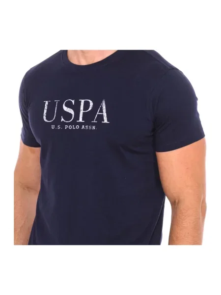 Koszulka polo U.s Polo Assn. z krótkim rękawem niebieska