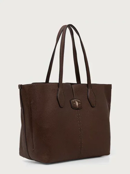 U.S. Polo Assn. geantă shopper pentru femei CHESTNUT maro