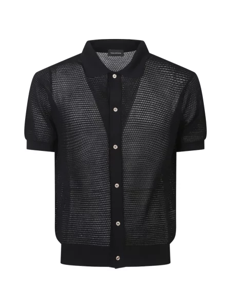 Cămașă Tagliatore plasă negru