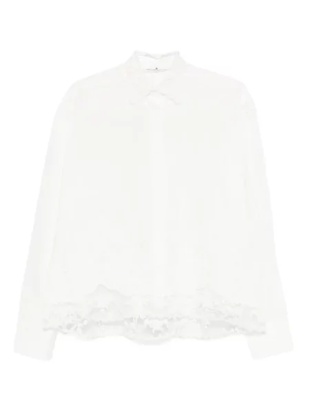 Cămașă Ermanno Scervino din dantelă alb