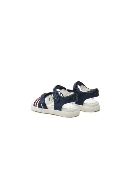 Sandale Tommy Hilfiger Strippes Velcro Sanadal S Tamnoplava