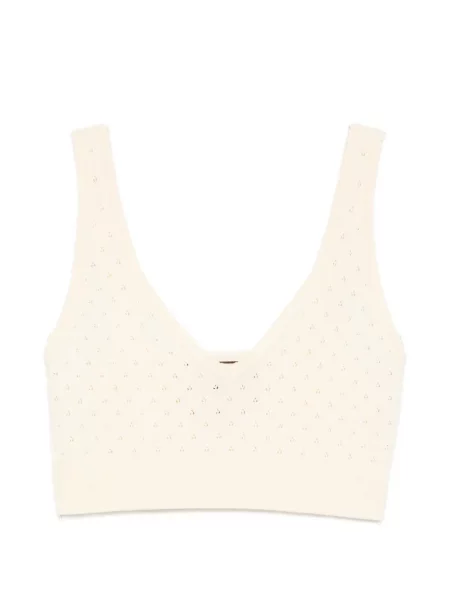 Топ Plan C без ръкави с V-образно деколте