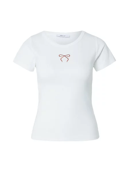 ABOUT YOU Tricou Nele castaniu alb