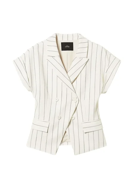 Vestă Twinset cu dungi alb