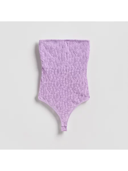 Reserved Krajkové body levandulová