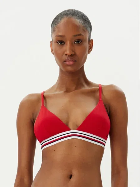 Plavky Tommy Hilfiger červená