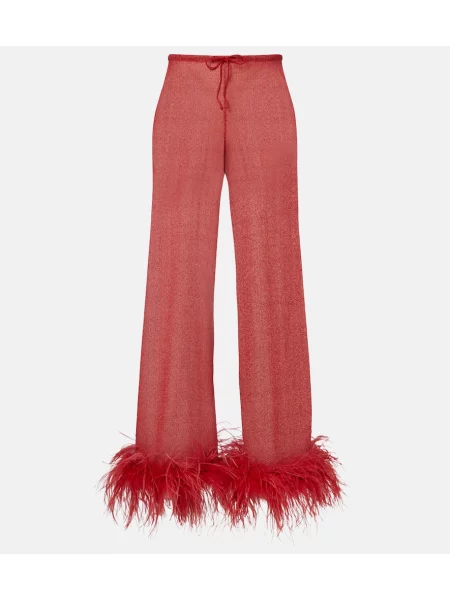 Pantaloni Oseree portocaliu