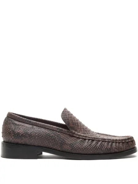 Pantofi loafer Acne Studios din piele maro