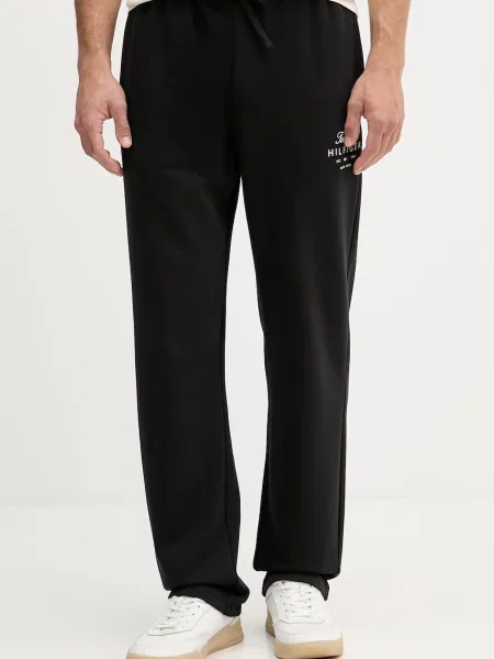 Tommy Hilfiger pantaloni de trening pentru bărbați din negru