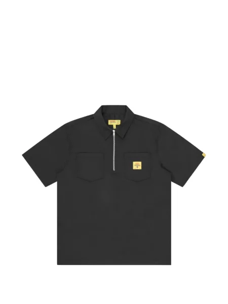 Tricou polo Icecream cu imagine negru
