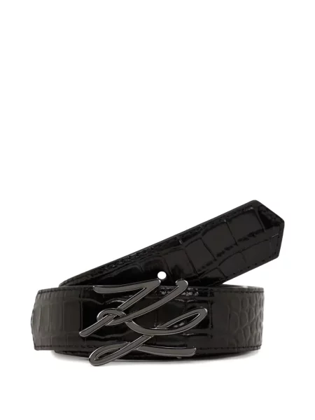 Remen Karl Lagerfeld crna