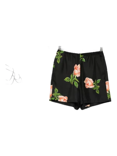 Pantaloni scurți Nanushka cu imagine negru