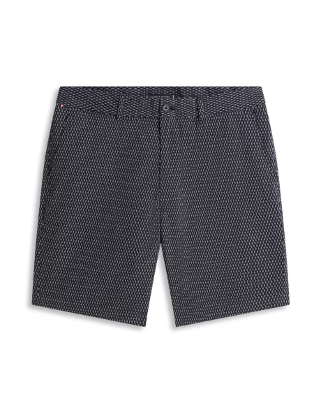 TOMMY HILFIGER Pantaloni eleganți DOVER ESS albastru noapte / murdar alb