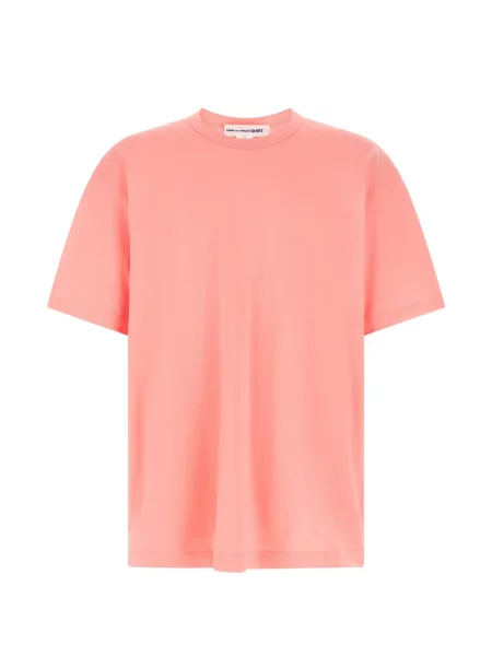 Majica Comme Des Garçons Shirt s printom ružičasta
