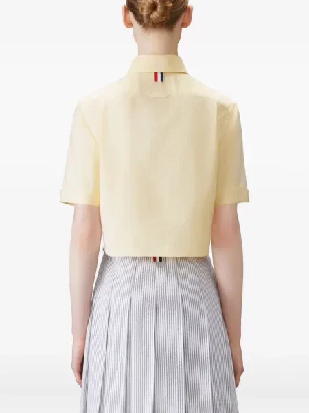 Cămașă Thom Browne scurtă galben