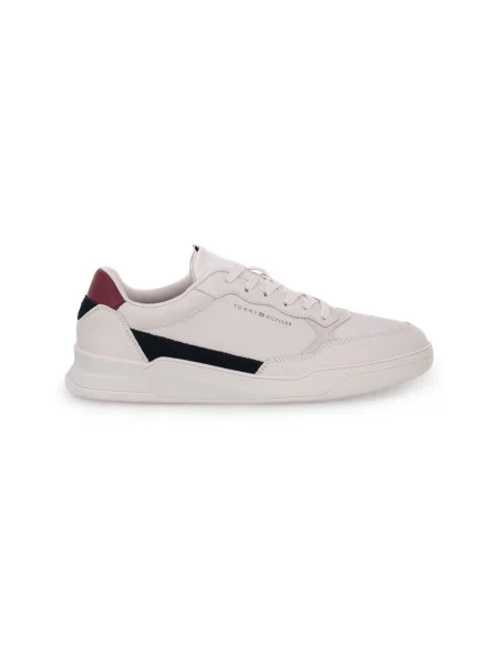 Bőr félcipo Tommy Hilfiger fehér
