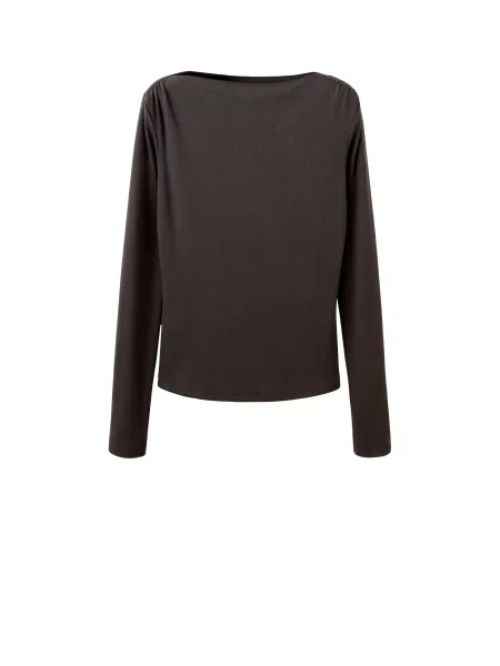 MANGO Tricou LILOBAR ciocolatiu