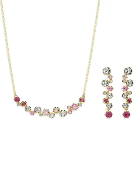 Colier Swarovski de cristal auriu