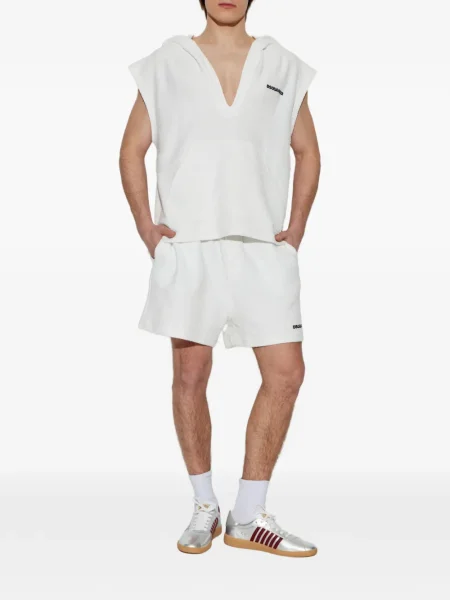 Pantaloni scurți Dsquared2 alb