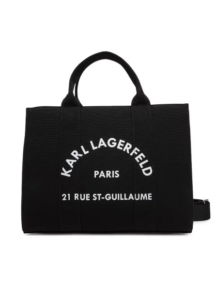 Shopper torbica Karl Lagerfeld črna
