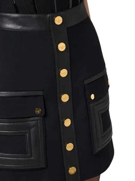 Fusta mini Elisabetta Franchi negru