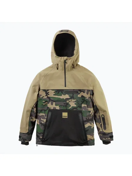 Мъжко яке за сноуборд ThirtyTwo Light X Walker Anorak camo бежово
