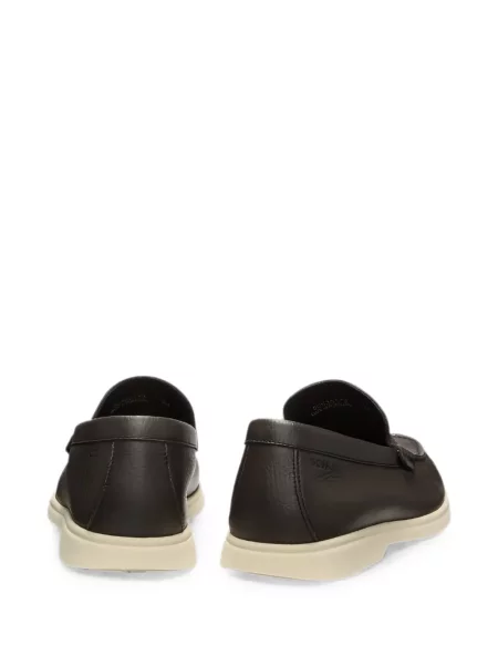 Pantofi loafer Boss din piele maro