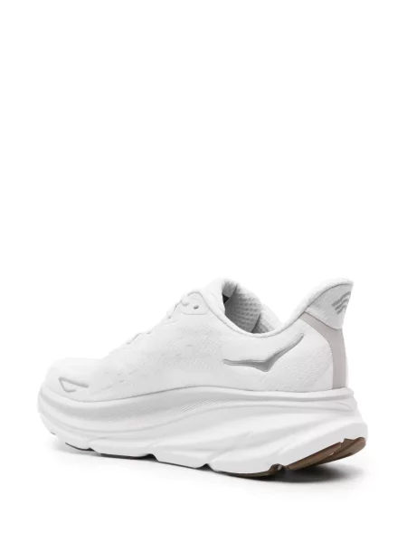Sneakersy Hoka sznurowane koronkowe białe