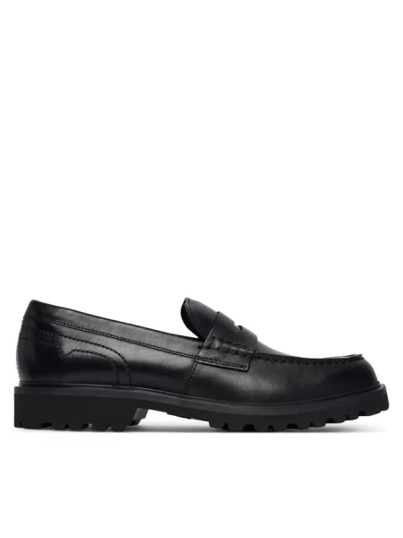 Loafersy Clarks czarne