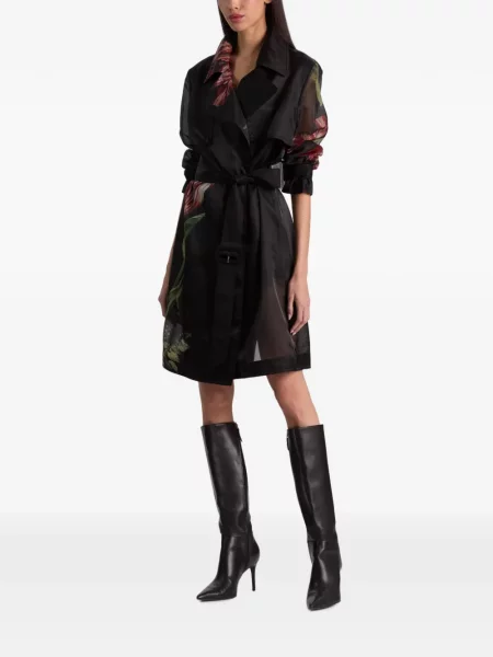 Cu centură trenci Alice + Olivia negru