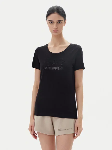 T-shirt Emporio Armani Train Logo Series W Tee Ss Black L czarna
