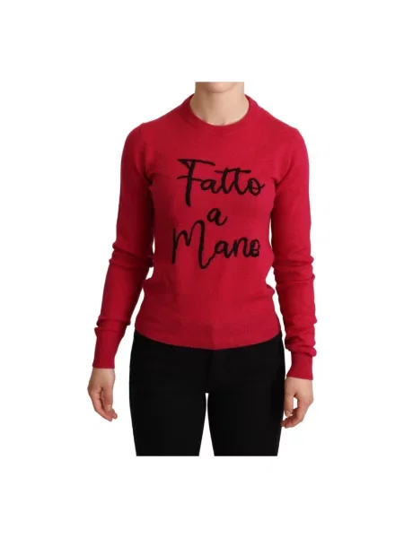 Sweter Dolce And Gabbana różowy