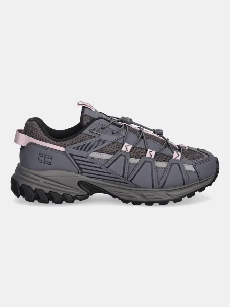 Tenisky Tommy Hilfiger TJW OUTDOOR RUNNER sivá