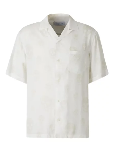 Košile Alexander Mcqueen s potiskem bílá