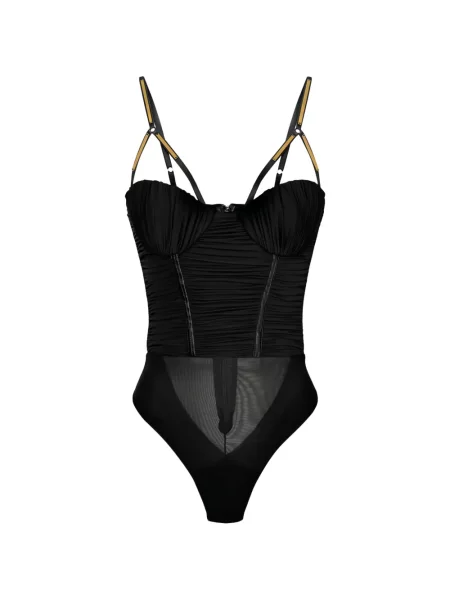Body Elisabetta Franchi cu bretele negru