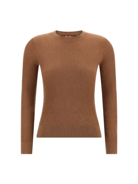 Sweter Max Mara Studio wełniany beżowy