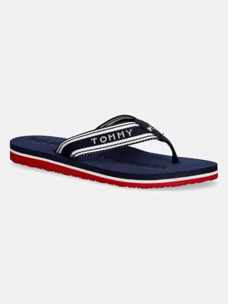 Dámske žabky Tommy Hilfiger Webbing Summer Sandal rwb biela