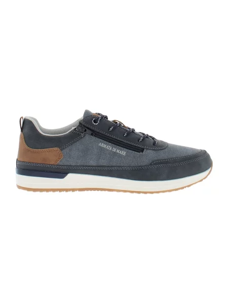 Sneakersy Armata Di Mare skórzane niebieskie