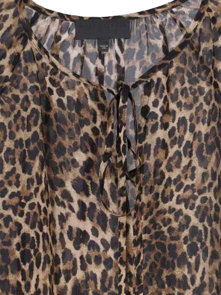 Bluză Nili Lotan cu imagine cu model leopard