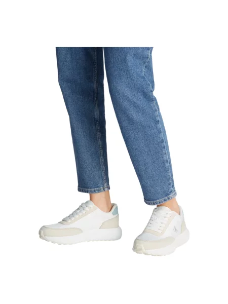 Sneakersy Calvin Klein Jeans beżowe