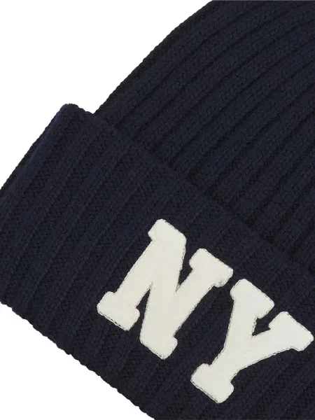 Căciulă Polo Ralph Lauren tricotate cu autograf chunky gri