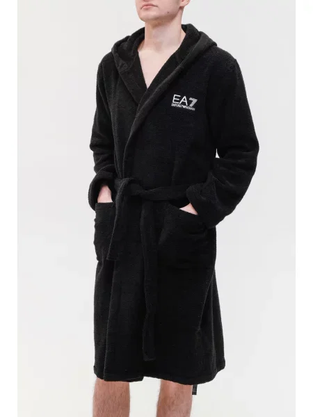Халат Ea7 Emporio Armani чорний