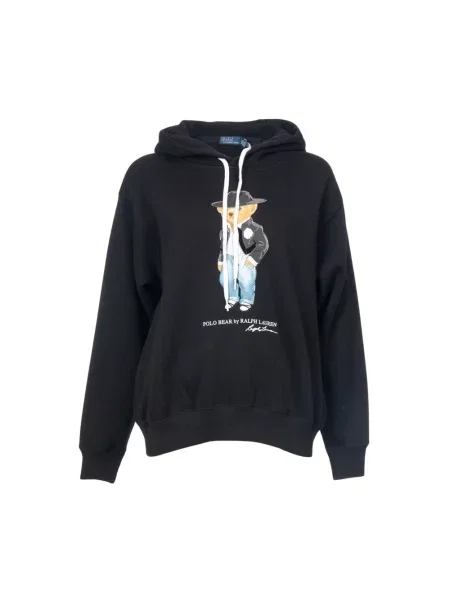 Bluza z kapturem Polo Ralph Lauren z kapturem czarna