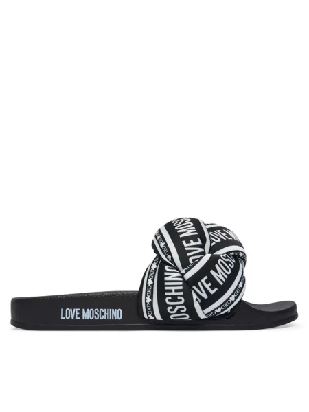 Klapki LOVE MOSCHINO czarne