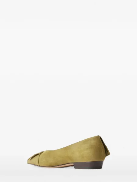 Pantofi cu toc Jw Anderson fără toc cu volane verde