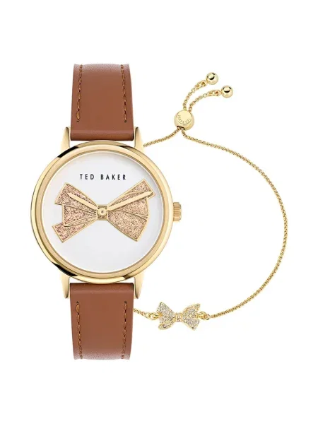 Ura in zapestnica Ted Baker bež