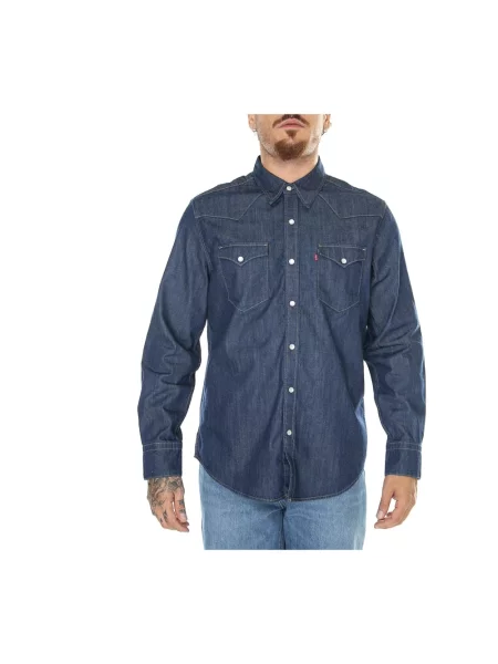 Levi's® Koszula Jeansowa Barstow Standard Fit blau niebieska