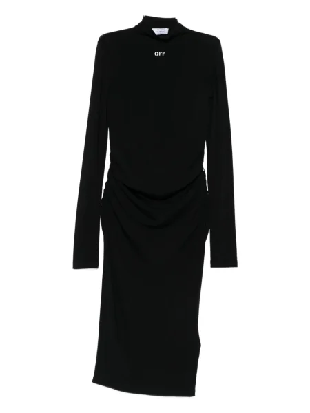 Rochie Off-white cu volane alb