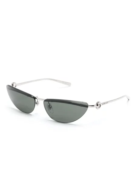 Sluneční brýle Gucci Eyewear stříbrné